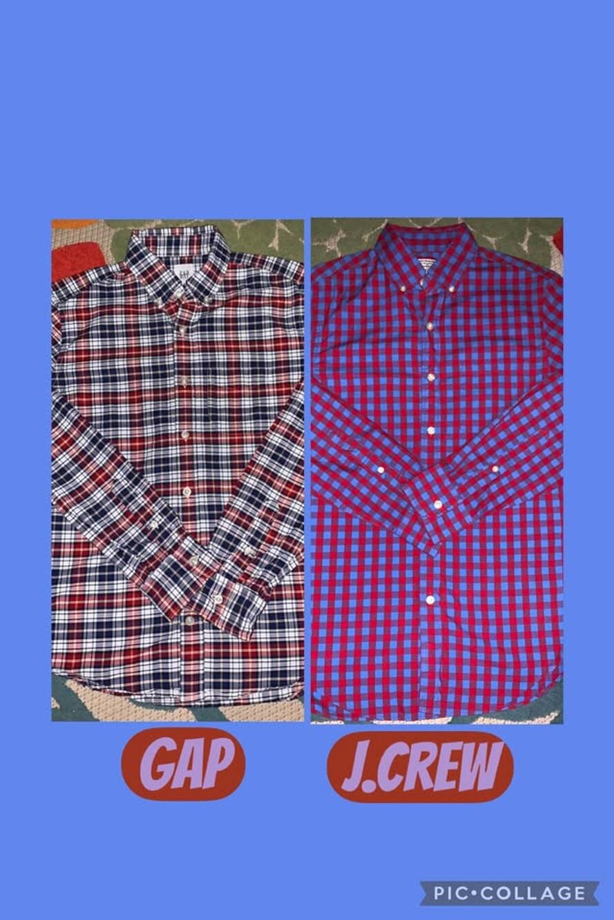 Gap and J.Crew Men's Long Sleeve Button-Down Shirts (Size XS)